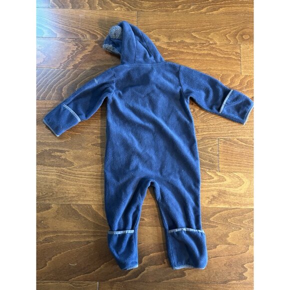 Columbia Infant Baby18-24 Months Tiny Bear II Bunting Fleece One Piece Zip Blue - Picture 5 of 5
